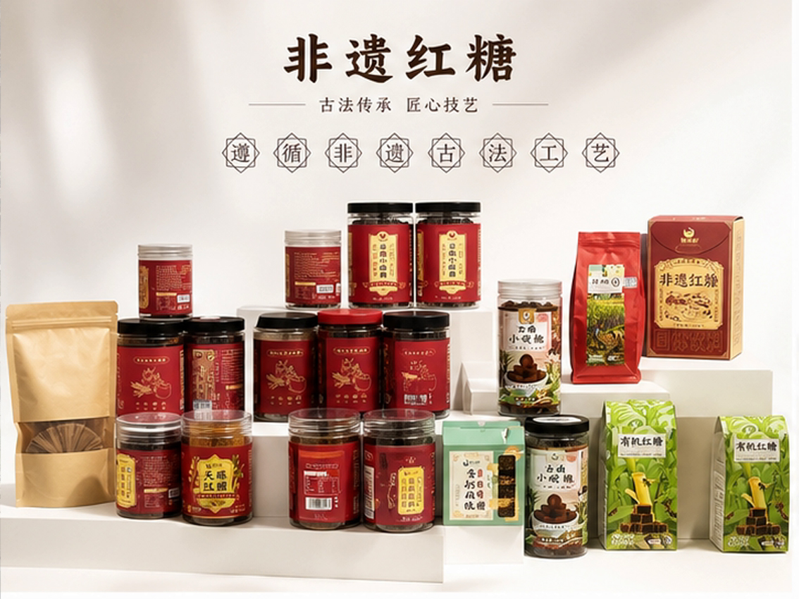 云南有机非遗红糖系列